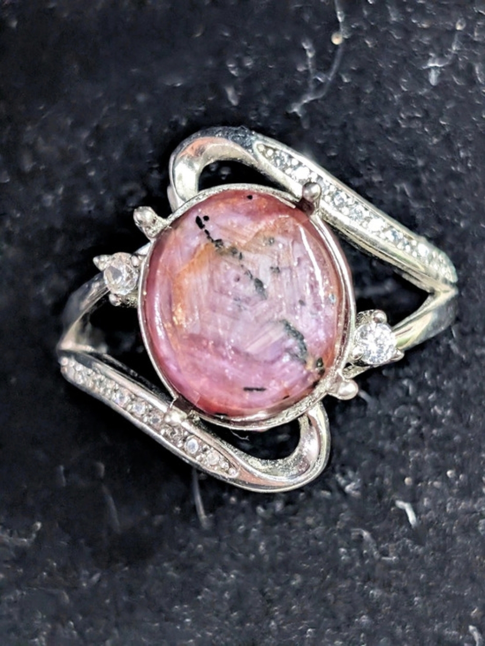 Hand Cut North Carolina Star Ruby In 925